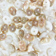 SuperDuo Beads 2.5x5mm White - Celsian
